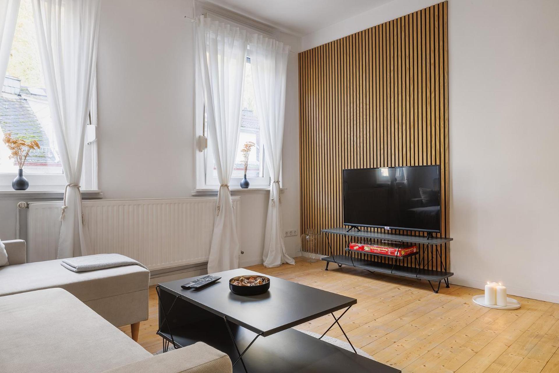 Vintage Apartment 1 Am Kurpark Von 巴特埃姆斯 外观 照片