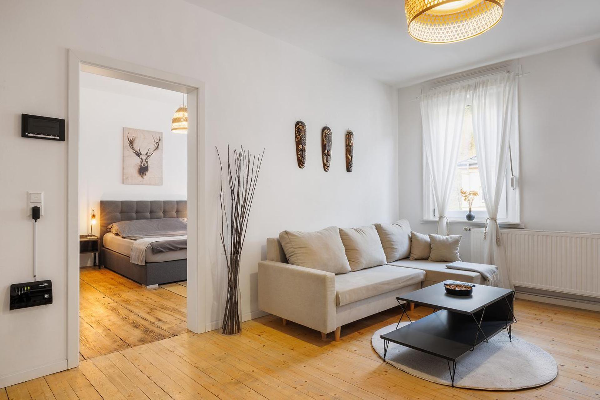 Vintage Apartment 1 Am Kurpark Von 巴特埃姆斯 外观 照片